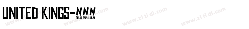 United Kings字体转换